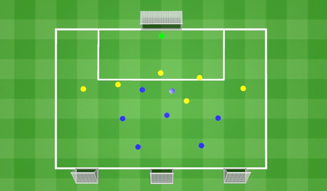Football/Soccer Session Plan Drill (Colour): SSG