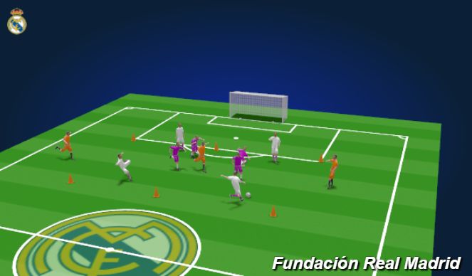 Football/Soccer Session Plan Drill (Colour): TASK 2: KEEP POSSESION (WIDE) PLAY WITH WINGERS
