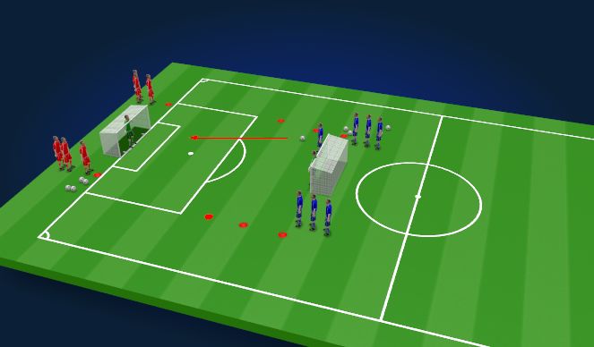 Football/Soccer Session Plan Drill (Colour): Screen 1