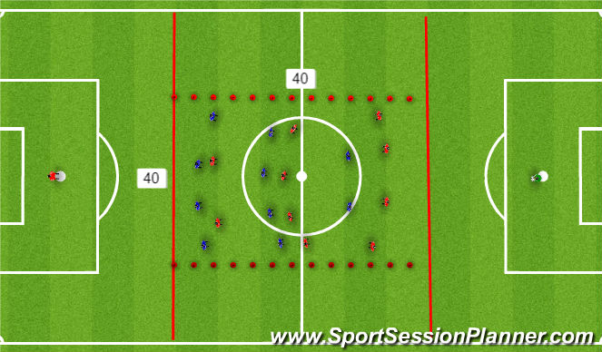 Football/Soccer Session Plan Drill (Colour): Screen 1