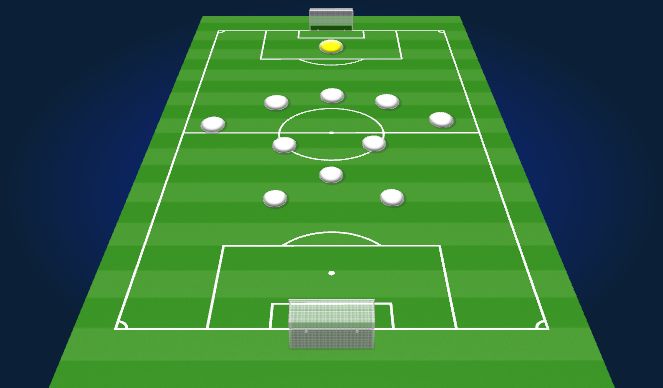 Football/Soccer Session Plan Drill (Colour): Starting Line-Up