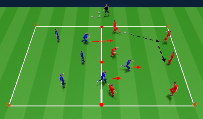 Football/Soccer Session Plan Drill (Colour): Screen 2