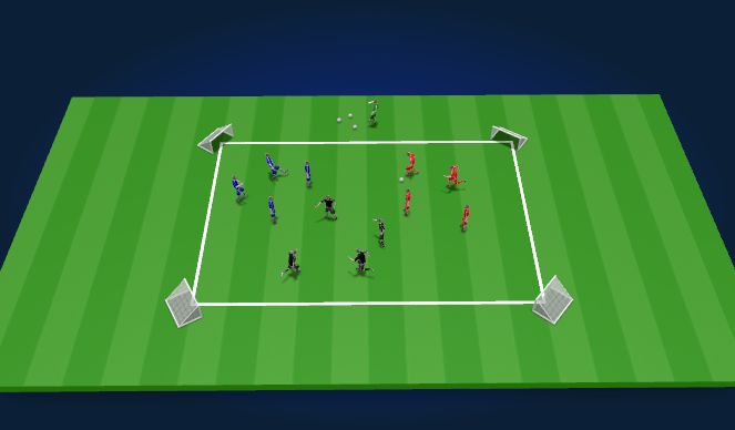 Football/Soccer Session Plan Drill (Colour): Screen 3