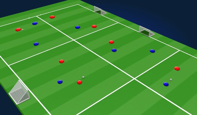 Football/Soccer Session Plan Drill (Colour): Screen 6