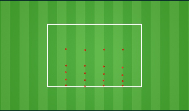 Football/Soccer Session Plan Drill (Colour): Agility Warm Up