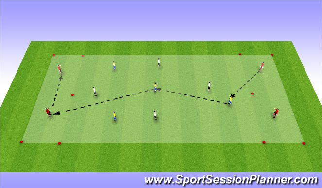 Football/Soccer Session Plan Drill (Colour): Activity 1