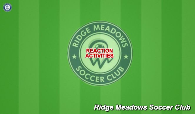 Football/Soccer Session Plan Drill (Colour): Reaction Games