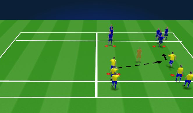 Football/Soccer Session Plan Drill (Colour): Tech