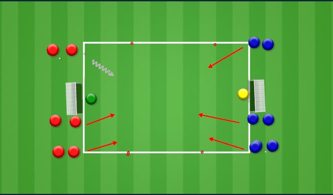 Football/Soccer Session Plan Drill (Colour): Screen 1