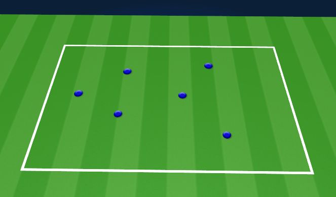 Football/Soccer Session Plan Drill (Colour): Juggling