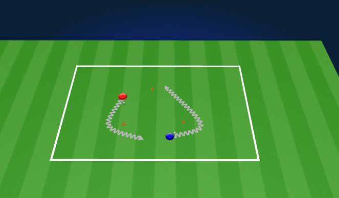 Football/Soccer Session Plan Drill (Colour): Triggs Triangle