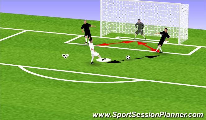Football/Soccer Session Plan Drill (Colour): Screen 1