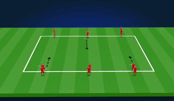 Football/Soccer Session Plan Drill (Colour): Technical