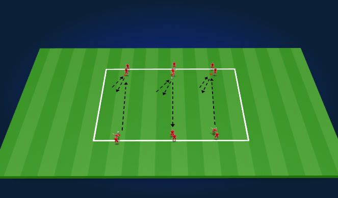 Football/Soccer Session Plan Drill (Colour): Skill