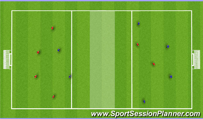 Football/Soccer Session Plan Drill (Colour): Screen 2