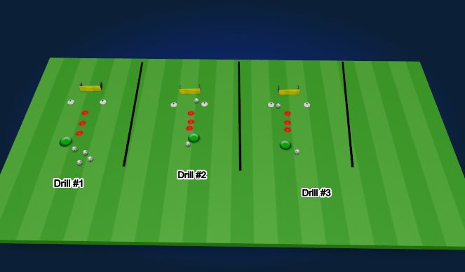 Football/Soccer Session Plan Drill (Colour): Handling / Catching