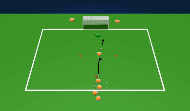 Football/Soccer Session Plan Drill (Colour): Lightning