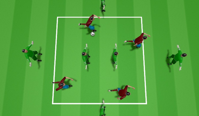 Football/Soccer Session Plan Drill (Colour): Screen 1