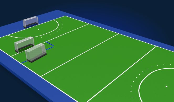 Hockey Session Plan Drill (Colour): Screen 1