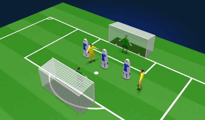 Football/Soccer Session Plan Drill (Colour): Live