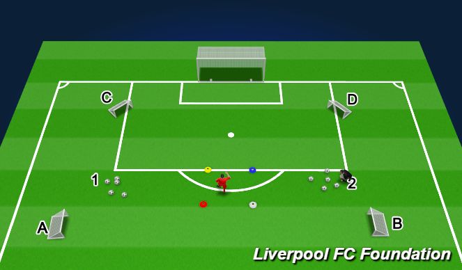 Football/Soccer Session Plan Drill (Colour): Screen 1