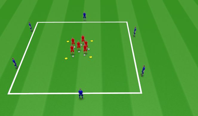 Football/Soccer Session Plan Drill (Colour): Screen 2