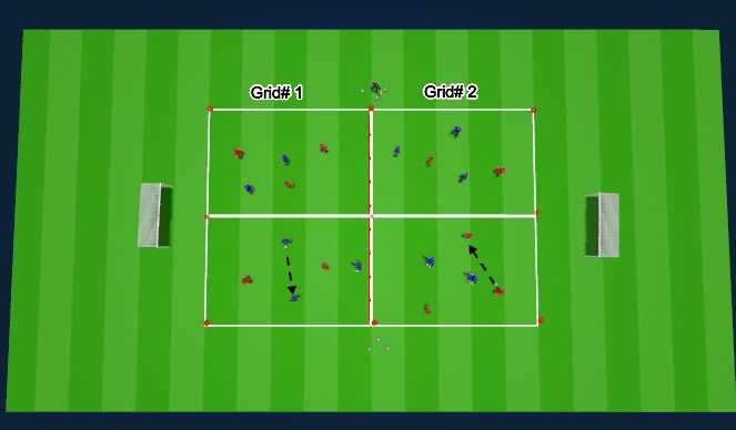 Football/Soccer Session Plan Drill (Colour): SSG Skills