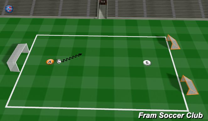 Football/Soccer Session Plan Drill (Colour): Animation 1