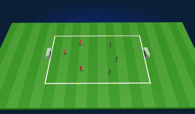 Football/Soccer Session Plan Drill (Colour): Pre Warm up