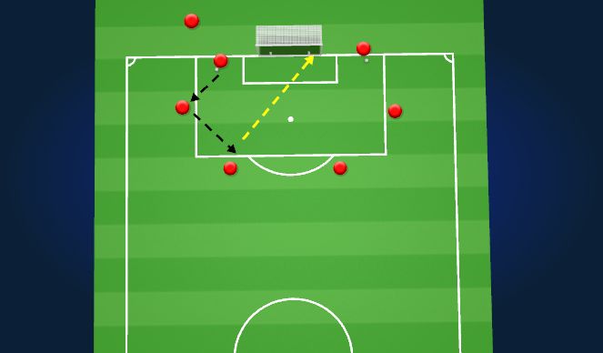 Football/Soccer Session Plan Drill (Colour): Technical