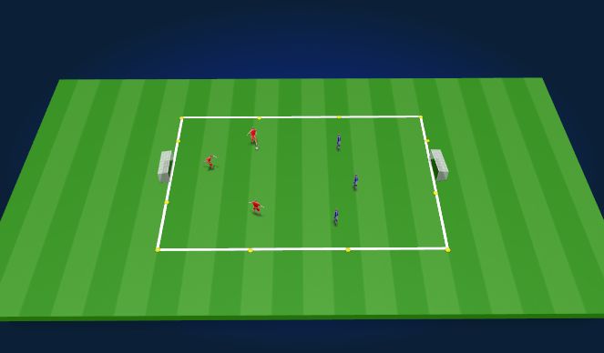 Football/Soccer Session Plan Drill (Colour): Pre Warm up