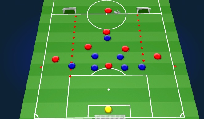 Football/Soccer Session Plan Drill (Colour): Screen 2
