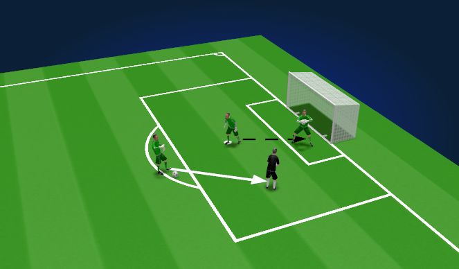 Football/Soccer Session Plan Drill (Colour): warm up1
