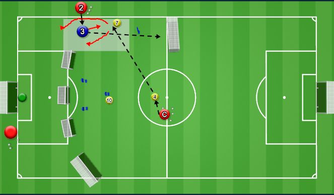 Football/Soccer Session Plan Drill (Colour): Screen 1
