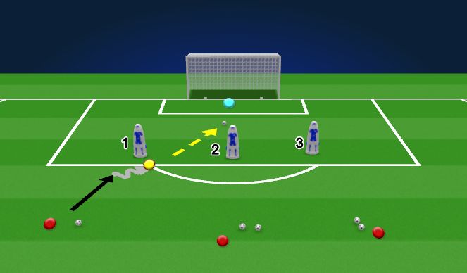 Football/Soccer Session Plan Drill (Colour): Speed