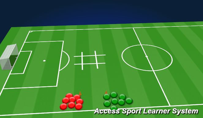 Football/Soccer Session Plan Drill (Colour): Screen 1