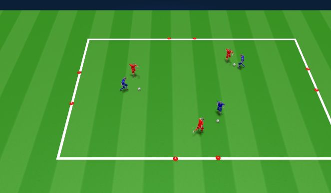 Football/Soccer Session Plan Drill (Colour): TR1 (10min)