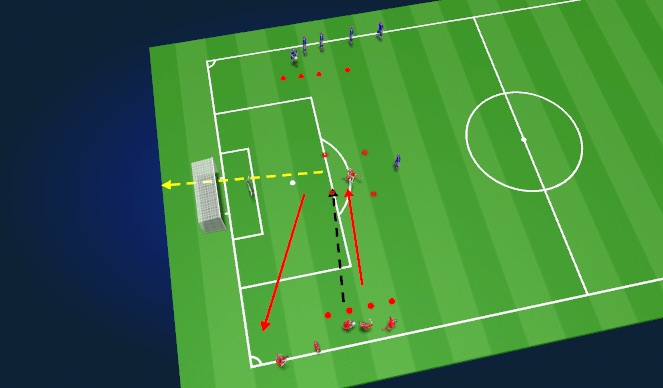 Football/Soccer Session Plan Drill (Colour): Screen 1