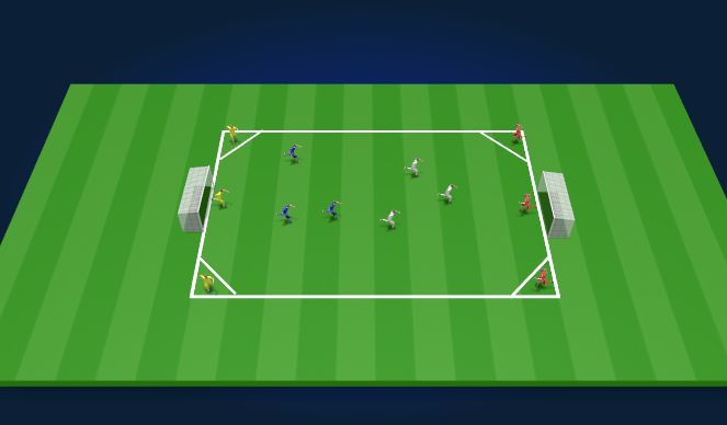 Football/Soccer Session Plan Drill (Colour): Screen 2