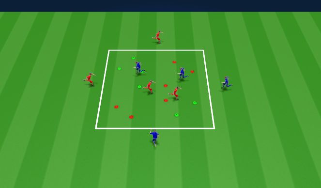 Football/Soccer Session Plan Drill (Colour): Screen 2