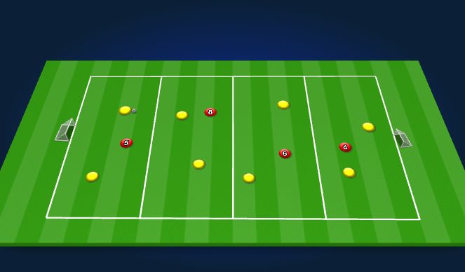 Football/Soccer Session Plan Drill (Colour): Animation 1