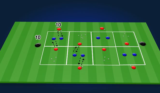 Football/Soccer Session Plan Drill (Colour): Technical Practice 