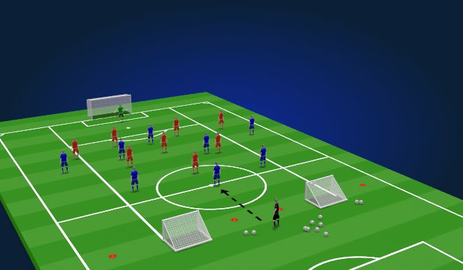 Football/Soccer Session Plan Drill (Colour): Screen 1