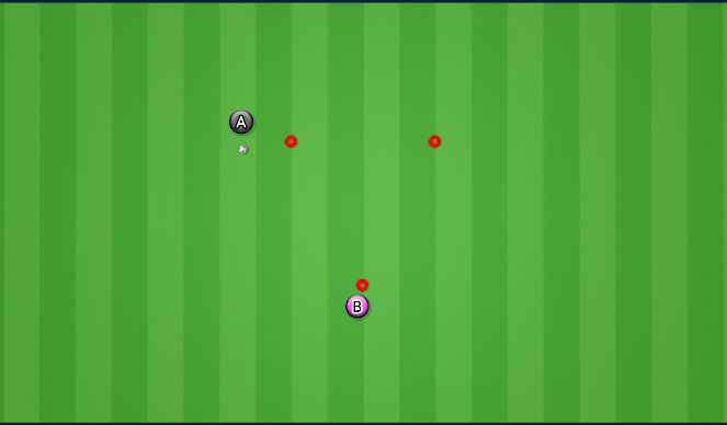 Football/Soccer Session Plan Drill (Colour): Animation