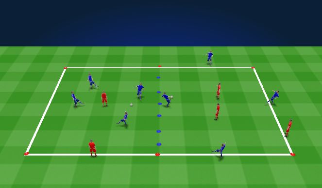 Football/Soccer Session Plan Drill (Colour): Skill