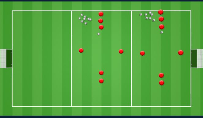 Football/Soccer Session Plan Drill (Colour): Animation 1
