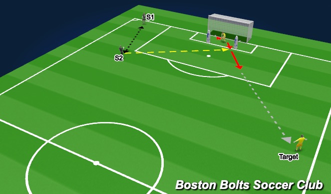 Football/Soccer Session Plan Drill (Colour): Game-Related