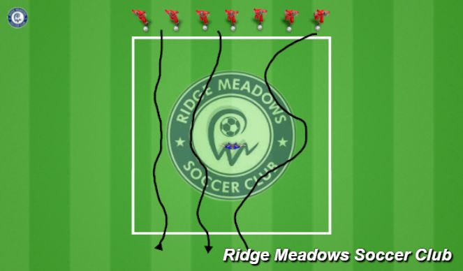 Football/Soccer Session Plan Drill (Colour): British Bulldog