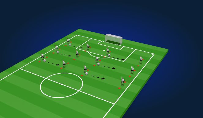 Football/Soccer Session Plan Drill (Colour): Screen 2