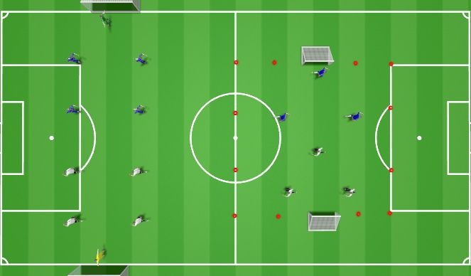 Football/Soccer Session Plan Drill (Colour): Screen 3